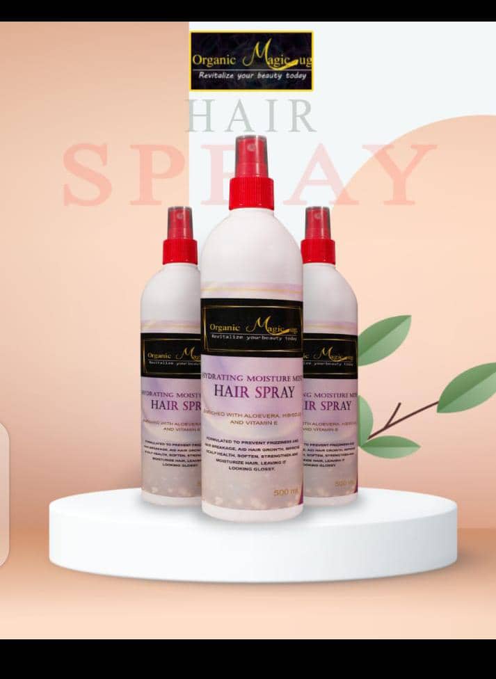 MOISTURIZING HAIR SPRAY BY ORGANIC MAGIC UG