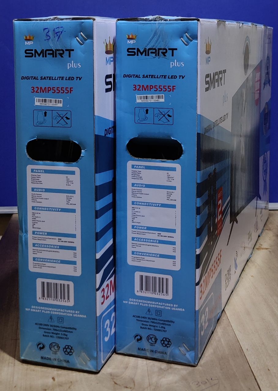 2 Smart Plus 32” Digital Tv Satellite LED TV T2/S2