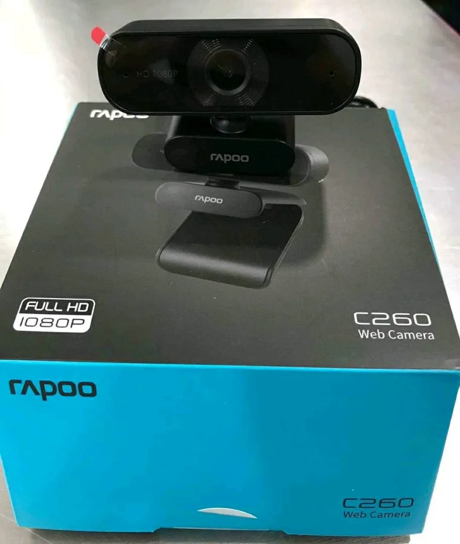 Rapoo C260 Webcam 1080p HD Webcam Built-in Dual Noise Reduct