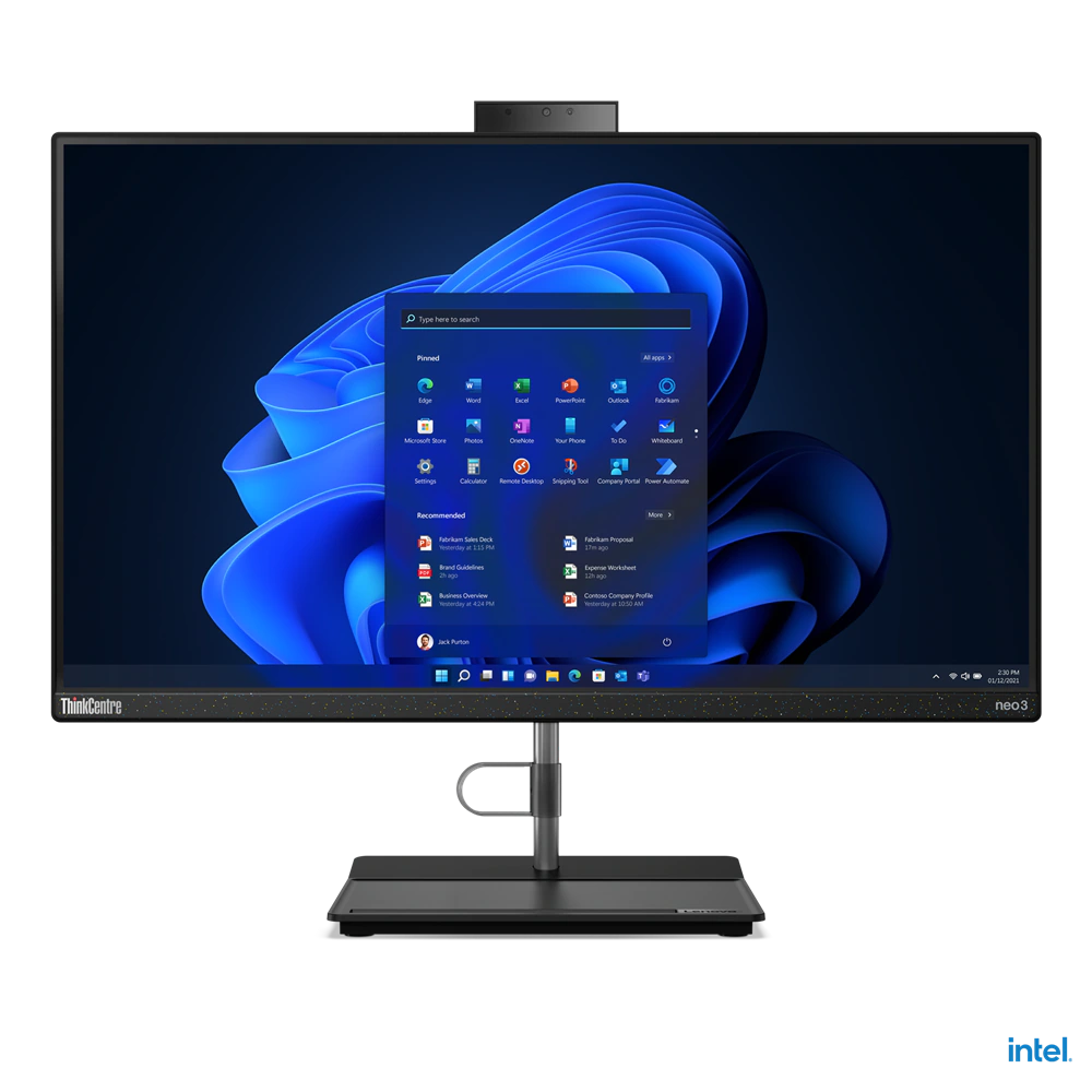 LENOVO Neo 30a-24inch All In One (i3-12th Gen,4GB ,256GB SSD