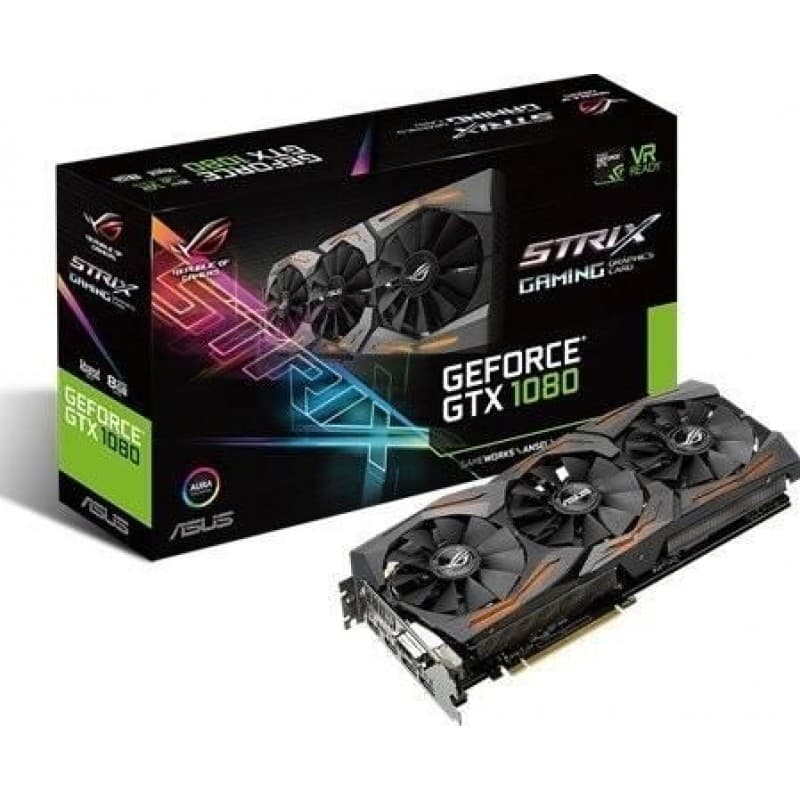 ASUS GeForce GTX 1080 8GB ROG STRIX Graphics Card STRIX-GTX1