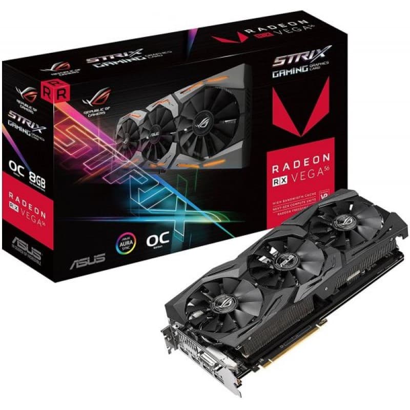 ASUS Republic of Gamers ROG STRIX AMD Radeon RX VEGA56 8GB O