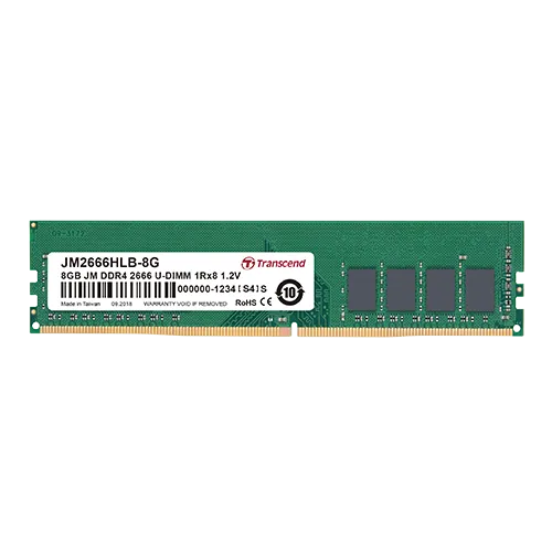 Transcend JetRam 8GB DDR4 2666 U-DIMM Desktop RAM