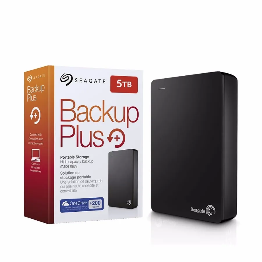 Seagate 5TB Backup Plus Portable External Hard Drive
