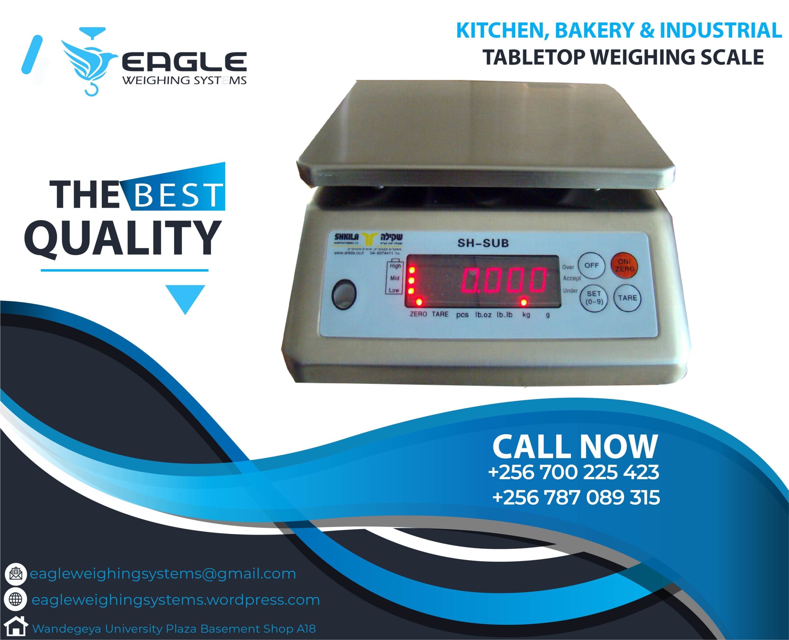 Accurate 3kg-40kg digital table Table Top scales in Kampala