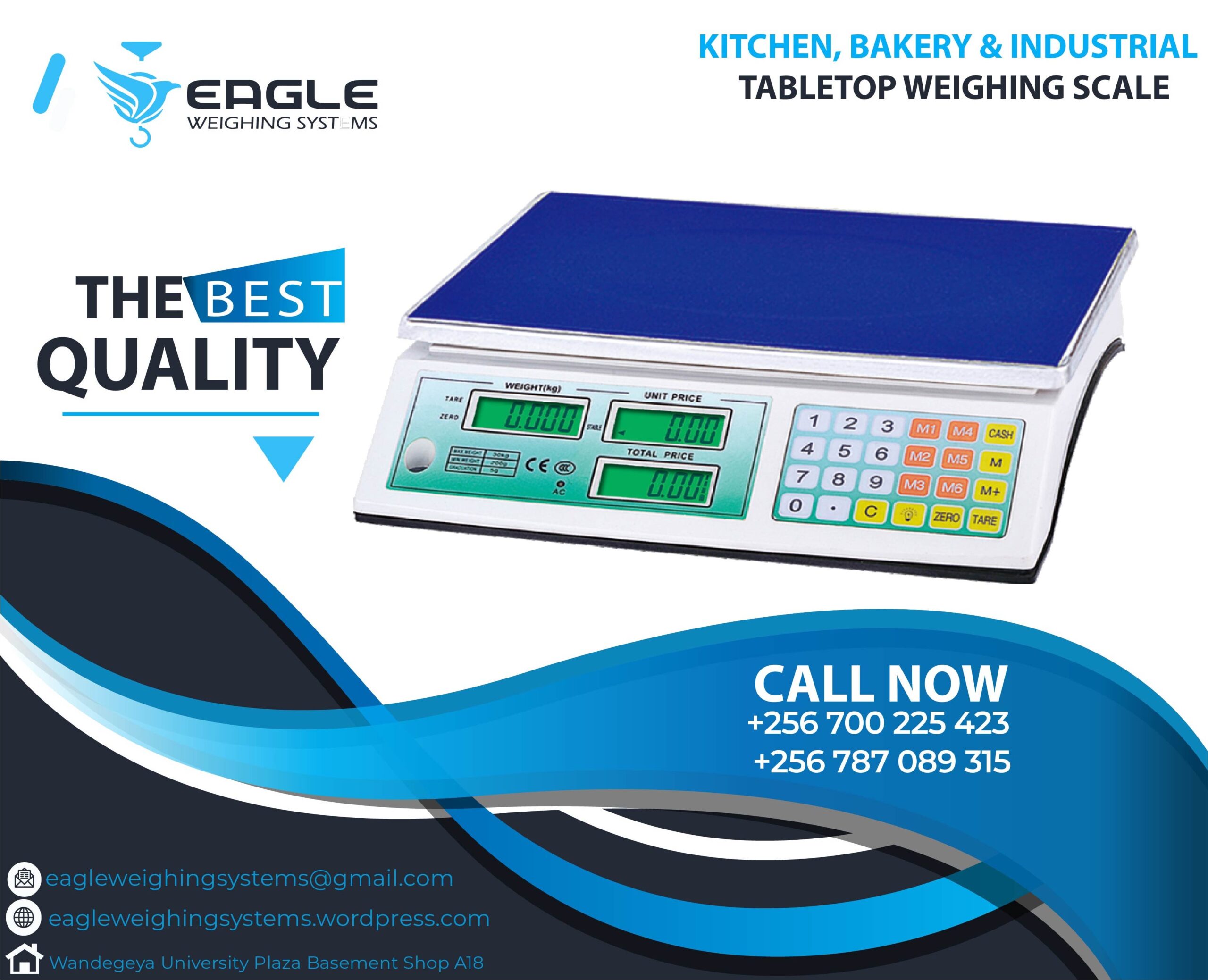 30kg table top weighing scales in Kampala