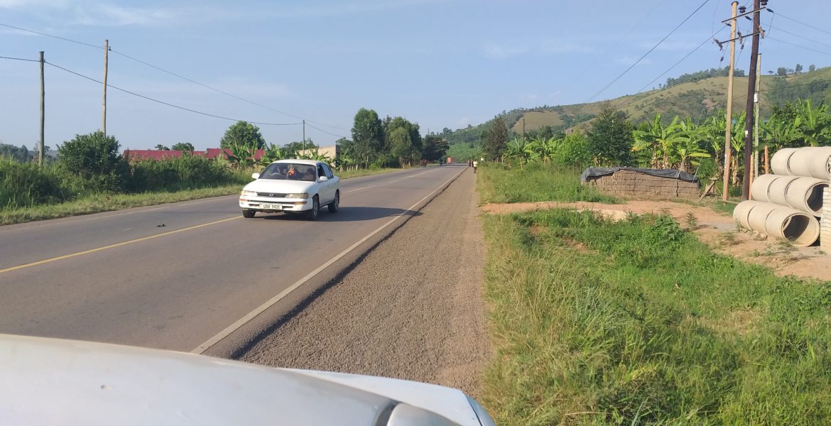 Commercial land for sale on tarmac road Mbarara, Uganda