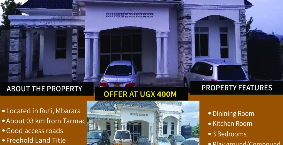 Spacious house seated on a 100ft x 100ft for Sale
