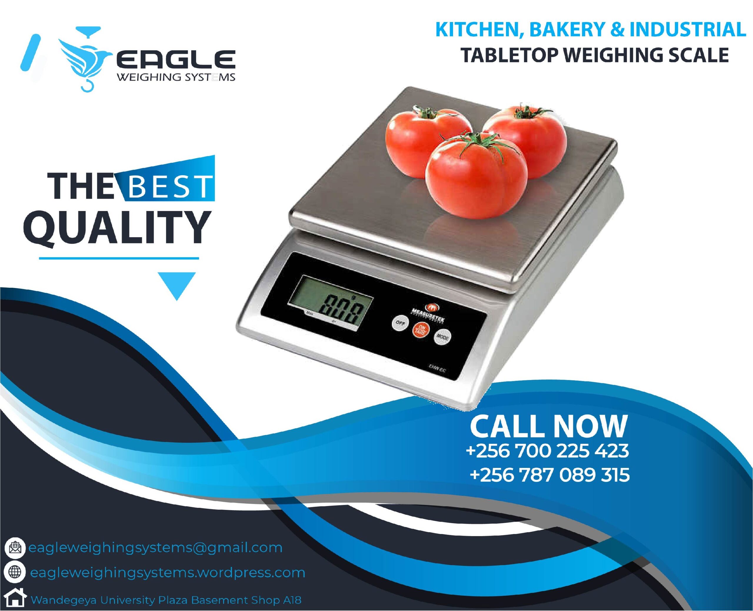Tabletop Weighing scales cost in Uganda +256 700225423