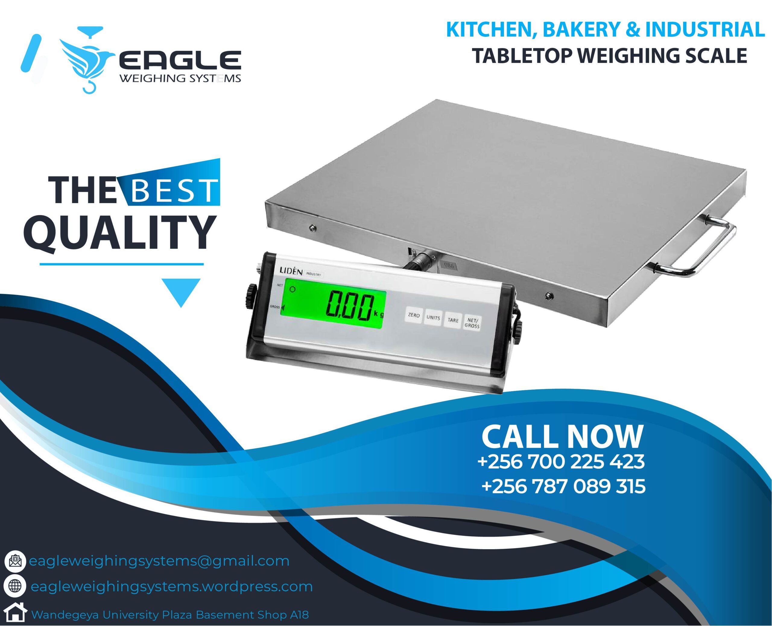 Tabletop Weighing scales price range in Uganda+256 700225423