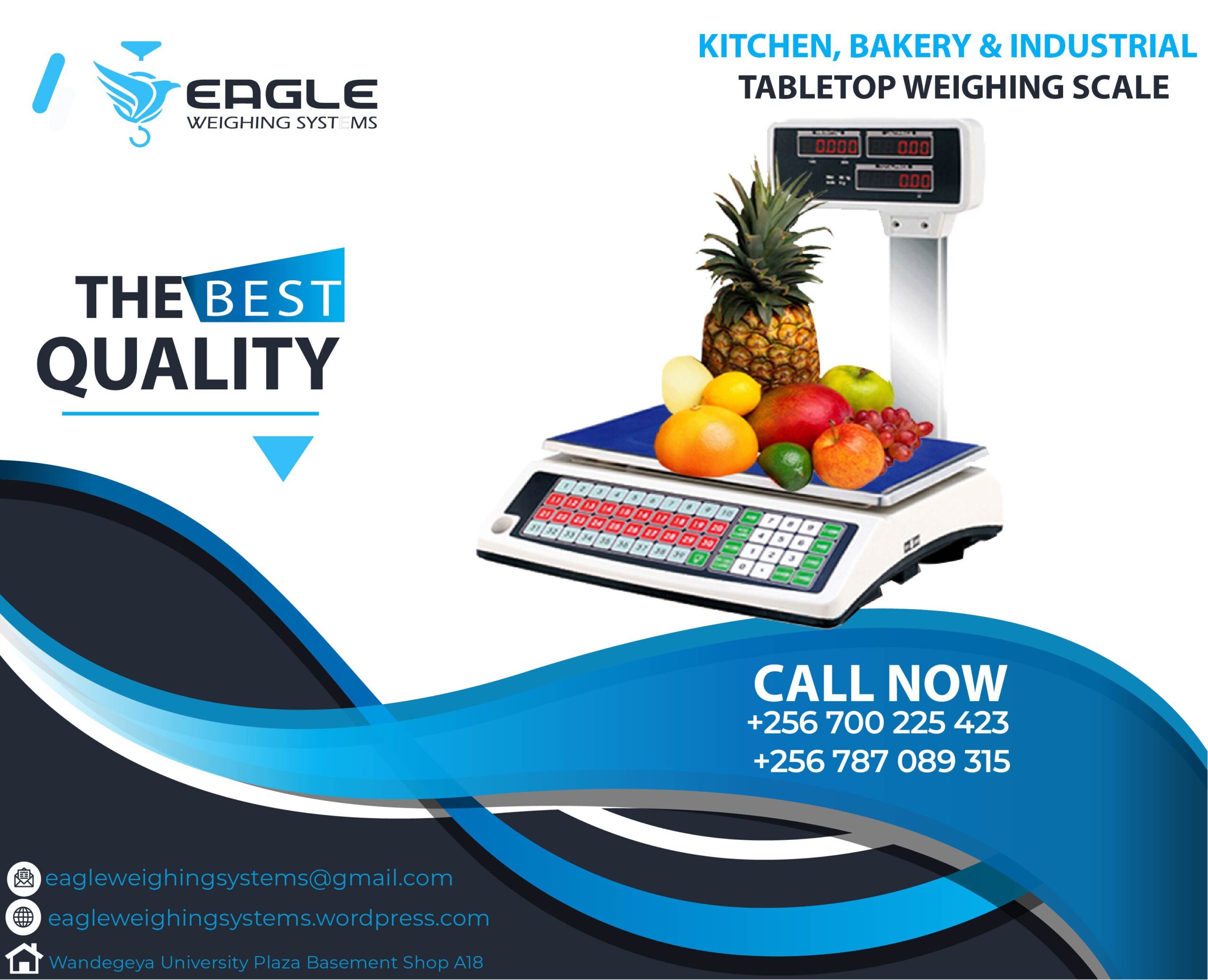 Tabletop Weighing scales supplier in Uganda +256 787089315