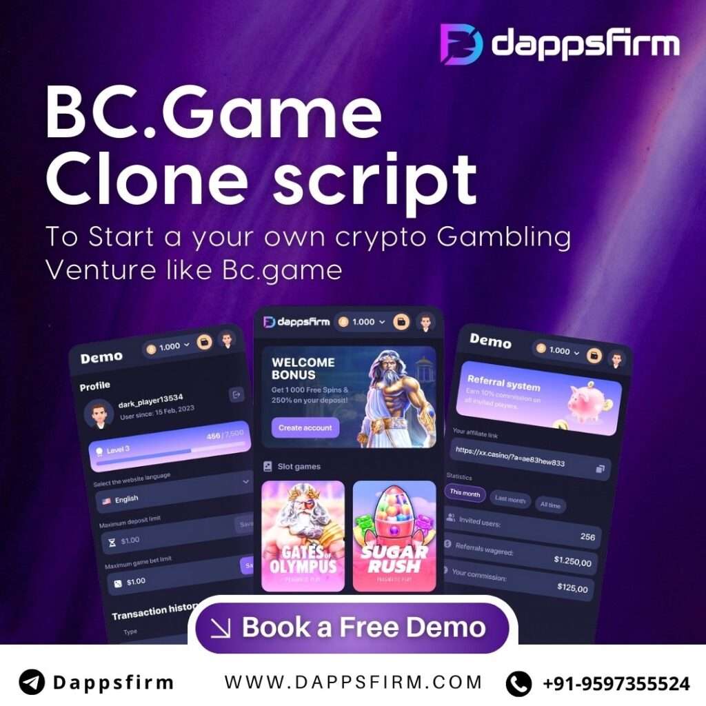 BC.Game Clone Software: Start Your Betting Business Today