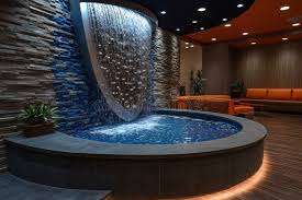 Commercial indoor water fountain installation in Uganda