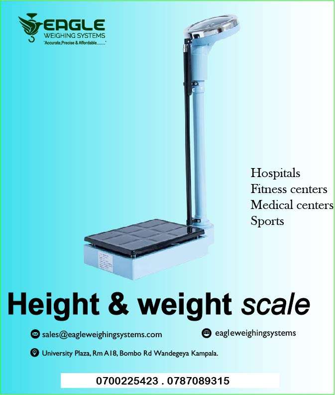 Height and weight scales supplier in Uganda +256 700225423