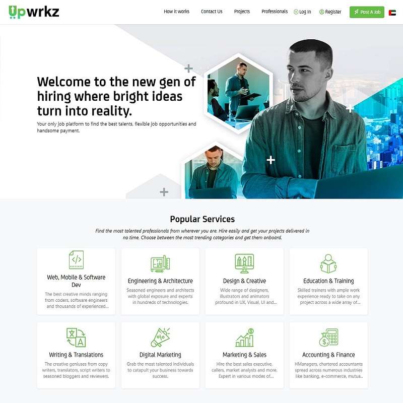 Upwork Clone Website at Affordable Price