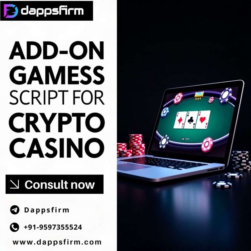Premium Add-On Game Scripts for Crypto Casino Entrepreneurs!