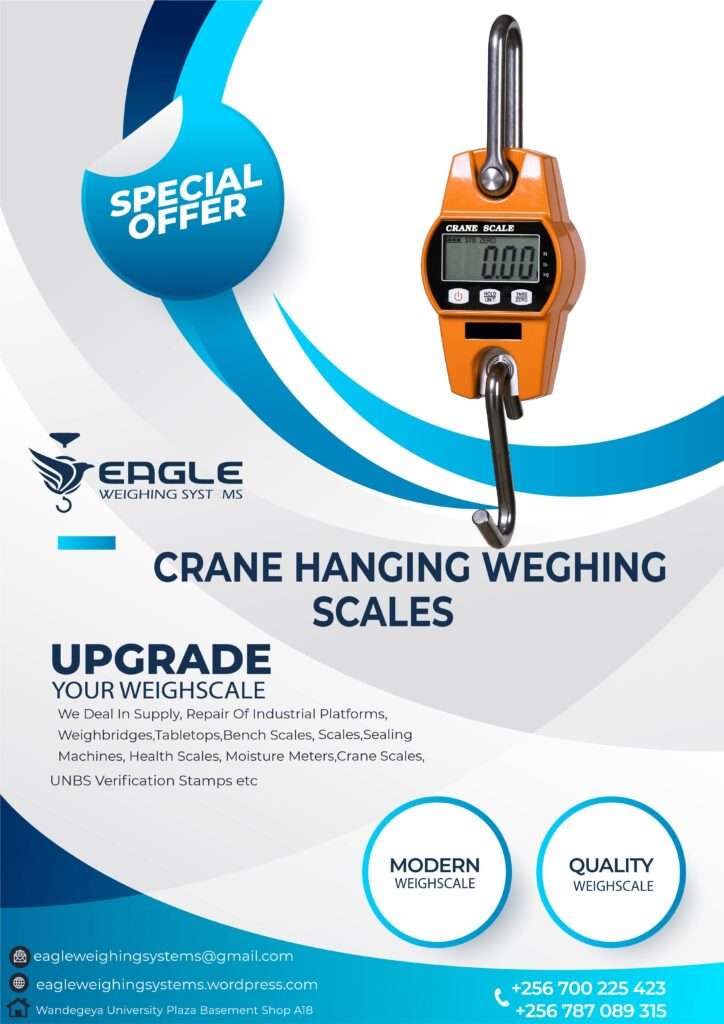 Buy Crane Hanging scales in Uganda +256 787089315