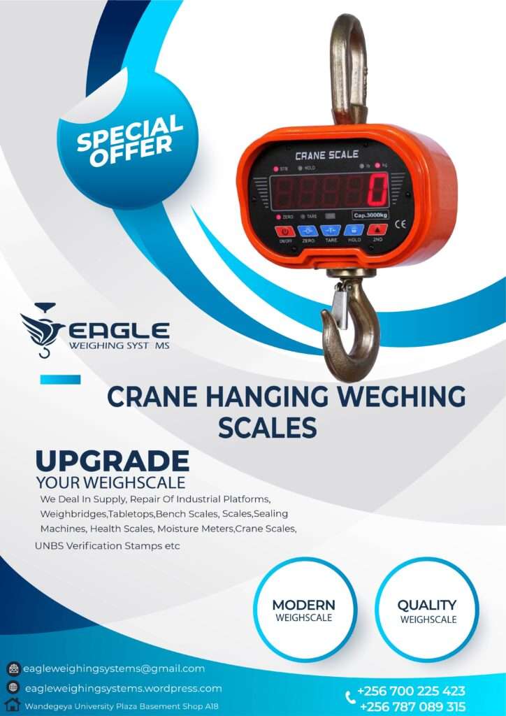 Hanging Crane scales price in Uganda+256 700225423