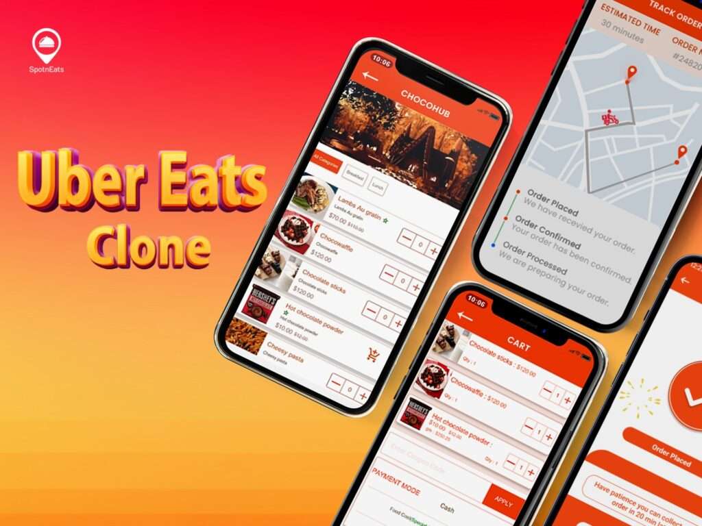 UberEats Clone App Development | SpotnEats Food Delivery Sol