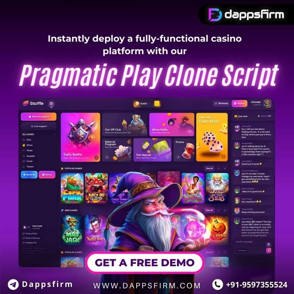 Whitelable Pragmatic Play Clone Software